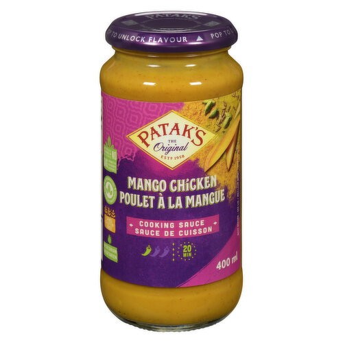 Pataks Cooking Sauce Mango Chicken Mild 15 OZ