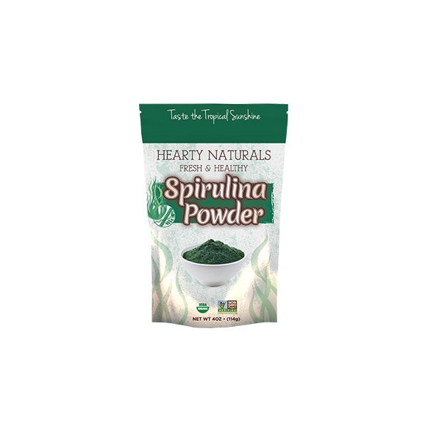 HEARTY NATURALS SPIRULINA POWDER 4 OZ