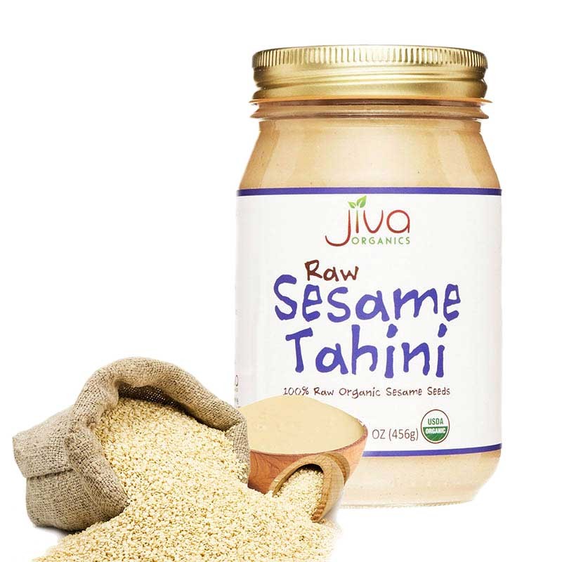 Jiva Organic Raw Sesame Tahini 16 OZ