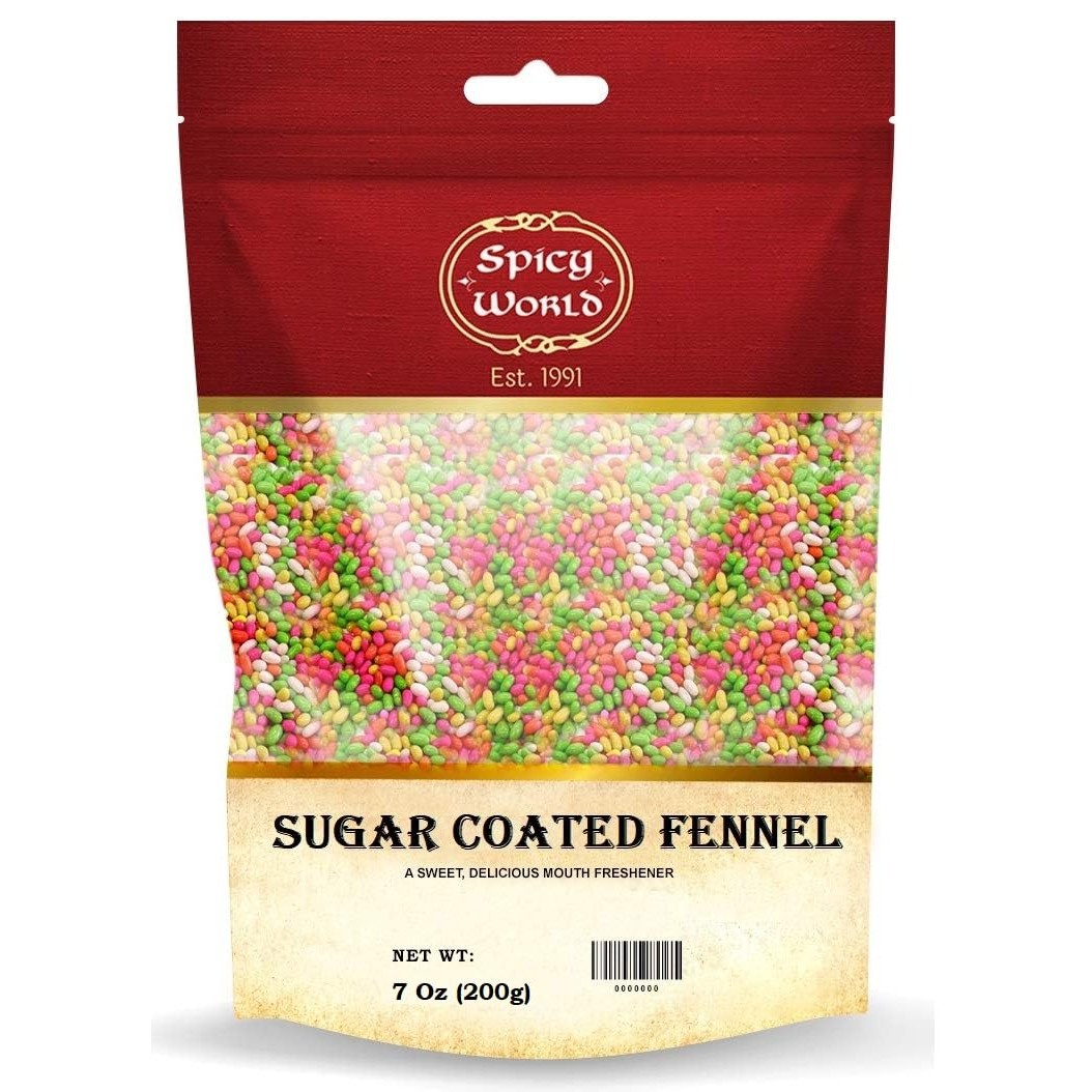 Spicy World Sugar Coated Fennel 7 OZ