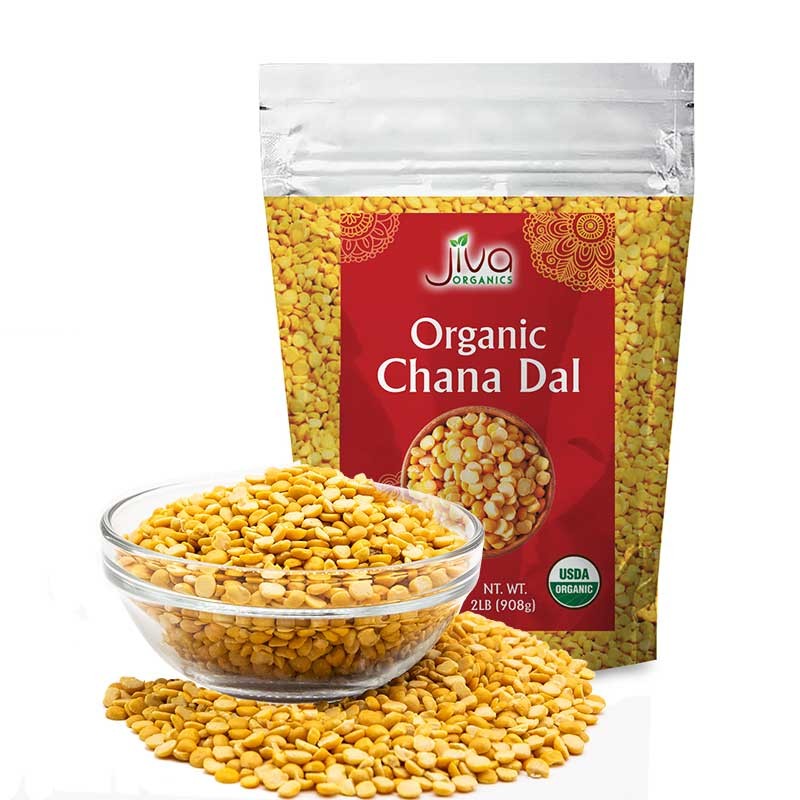 Jiva Organic Chana Dal 2 Lbs