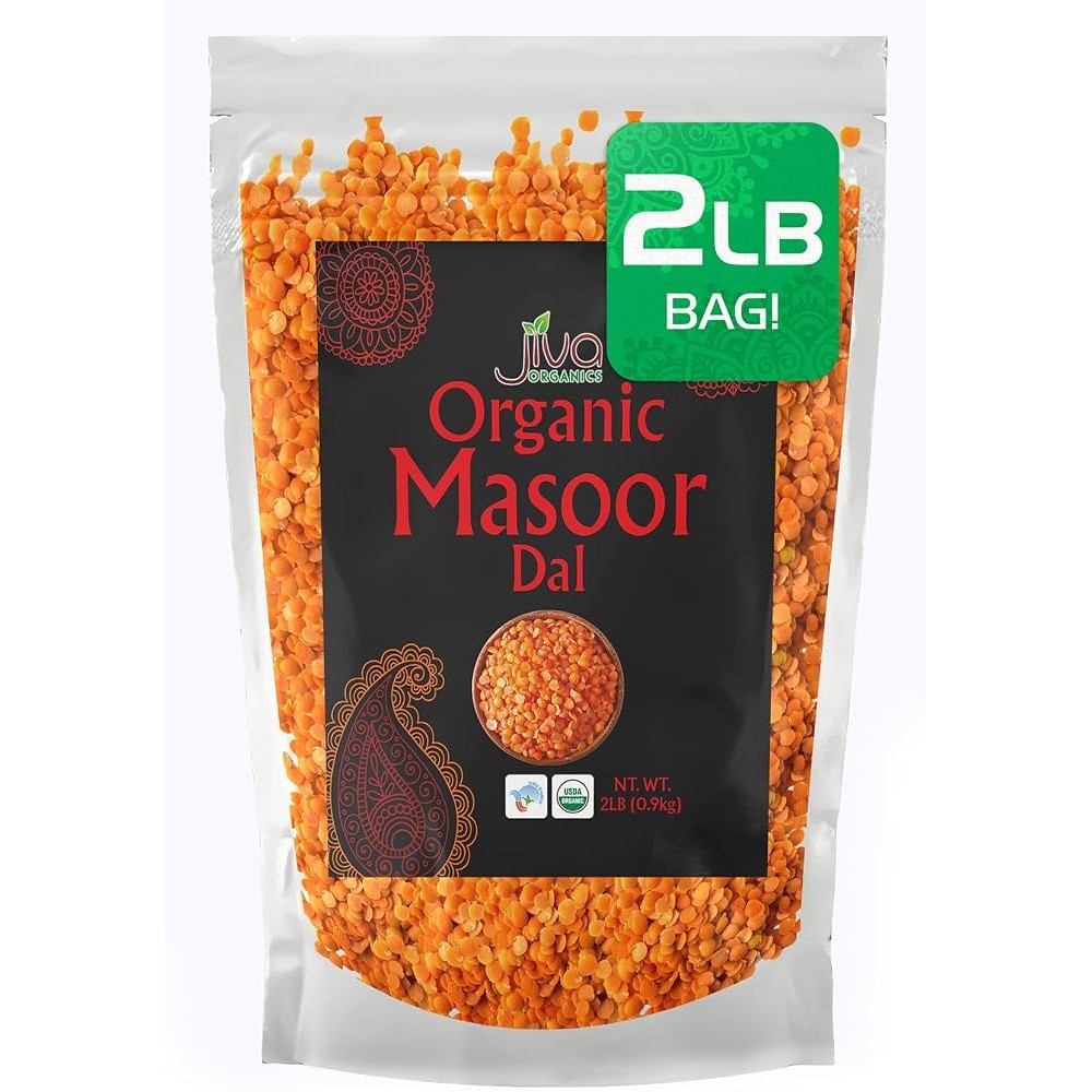 JIVA ORG MASOOR DAL 2 LBS
