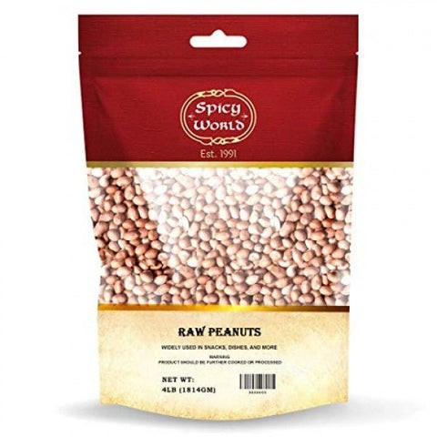 Spicy Workd Raw Peanuts 2 LBS