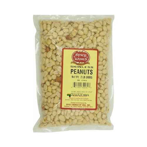 Spicy World Peanuts Skinless 400 GM