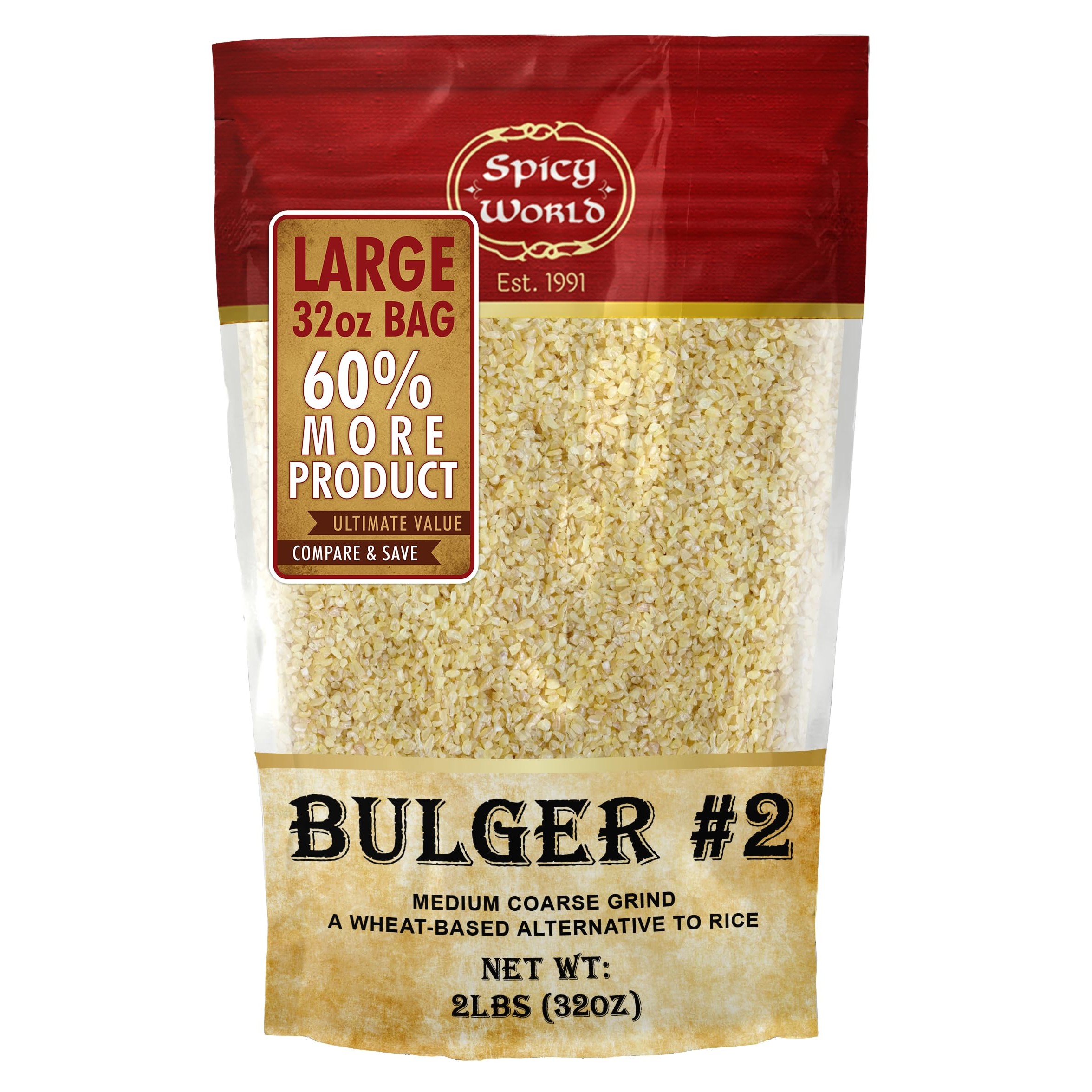 BULGUR 2 SPICY WORLD 2 LBS