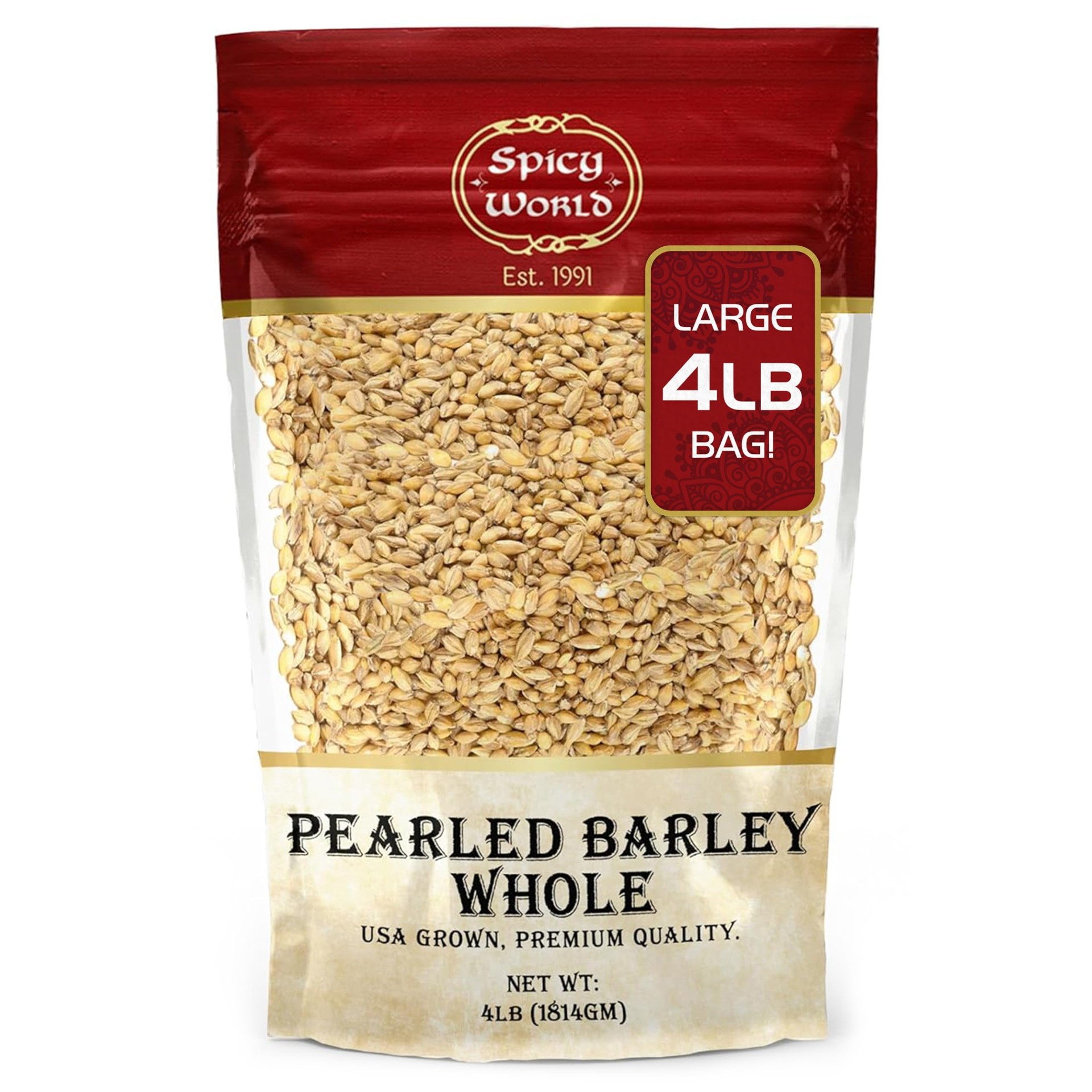 Spicy World Barley Whole 2 LBS