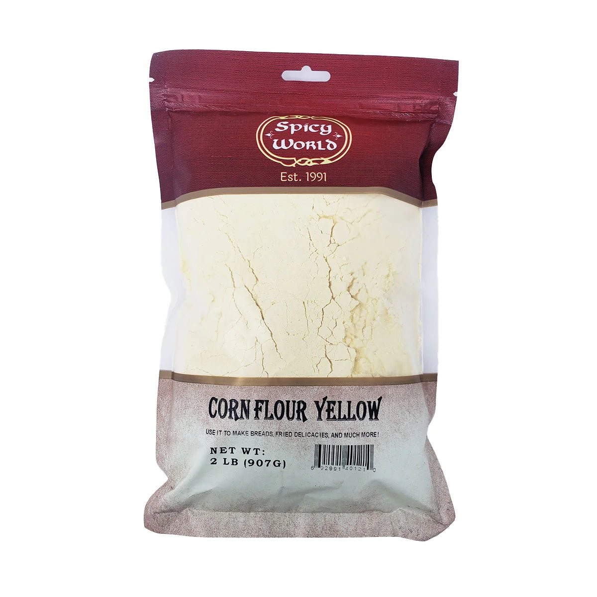 CORN FLOUR YELLOW SPICY WORLD 2 LBS