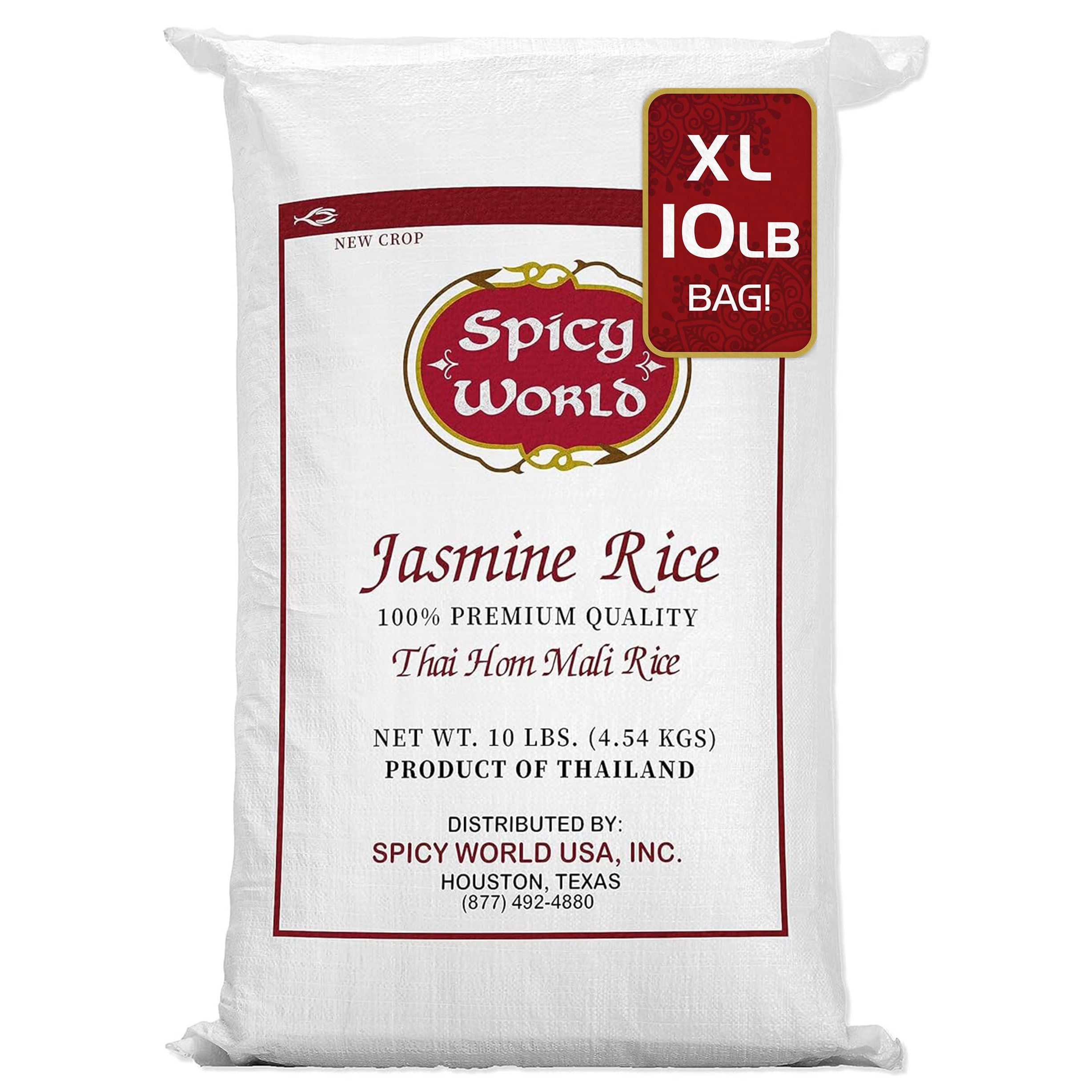 Spicy World Jasmine Rice 10 LBS
