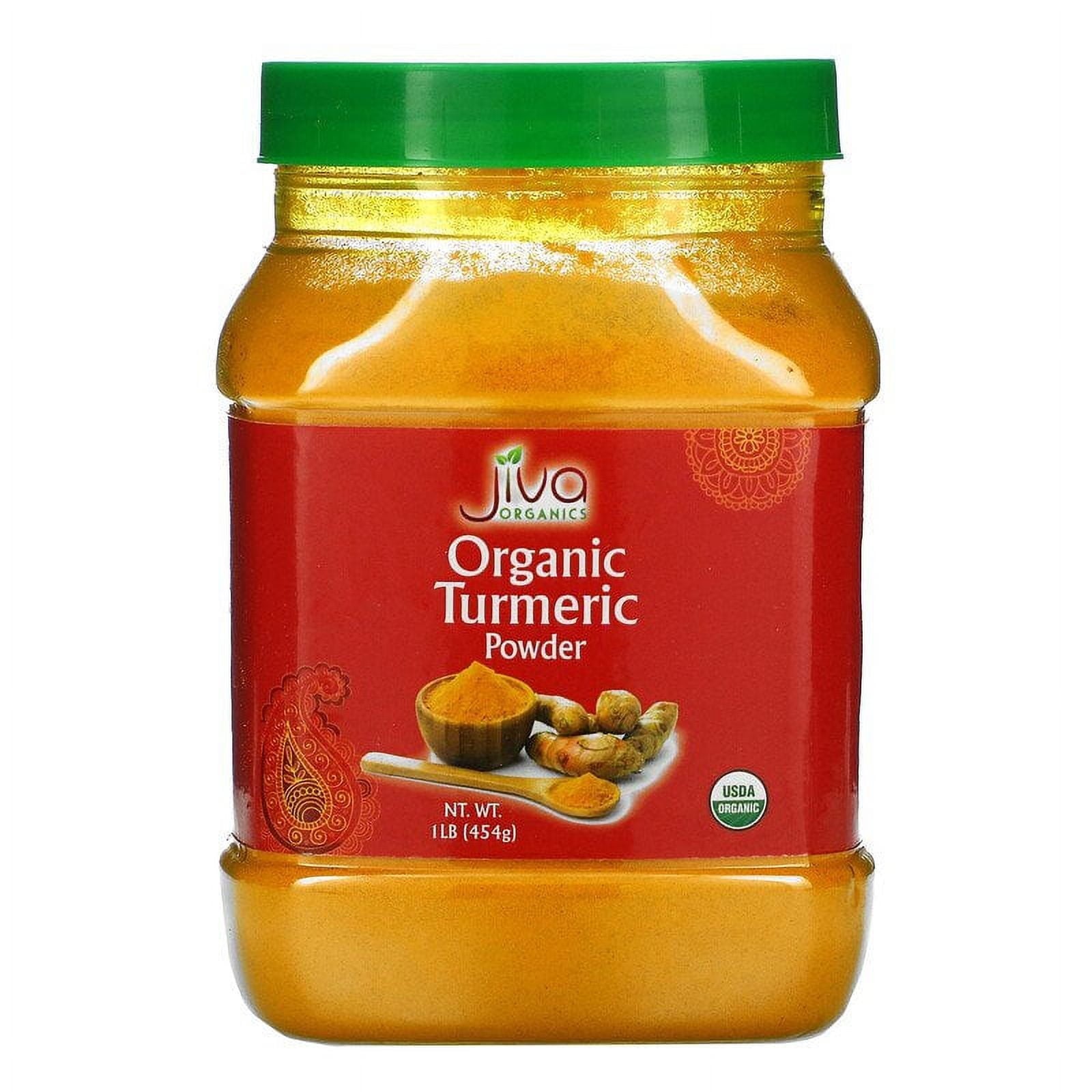 JIVA ORG TURMERIC POWDER JAR 1 LBS