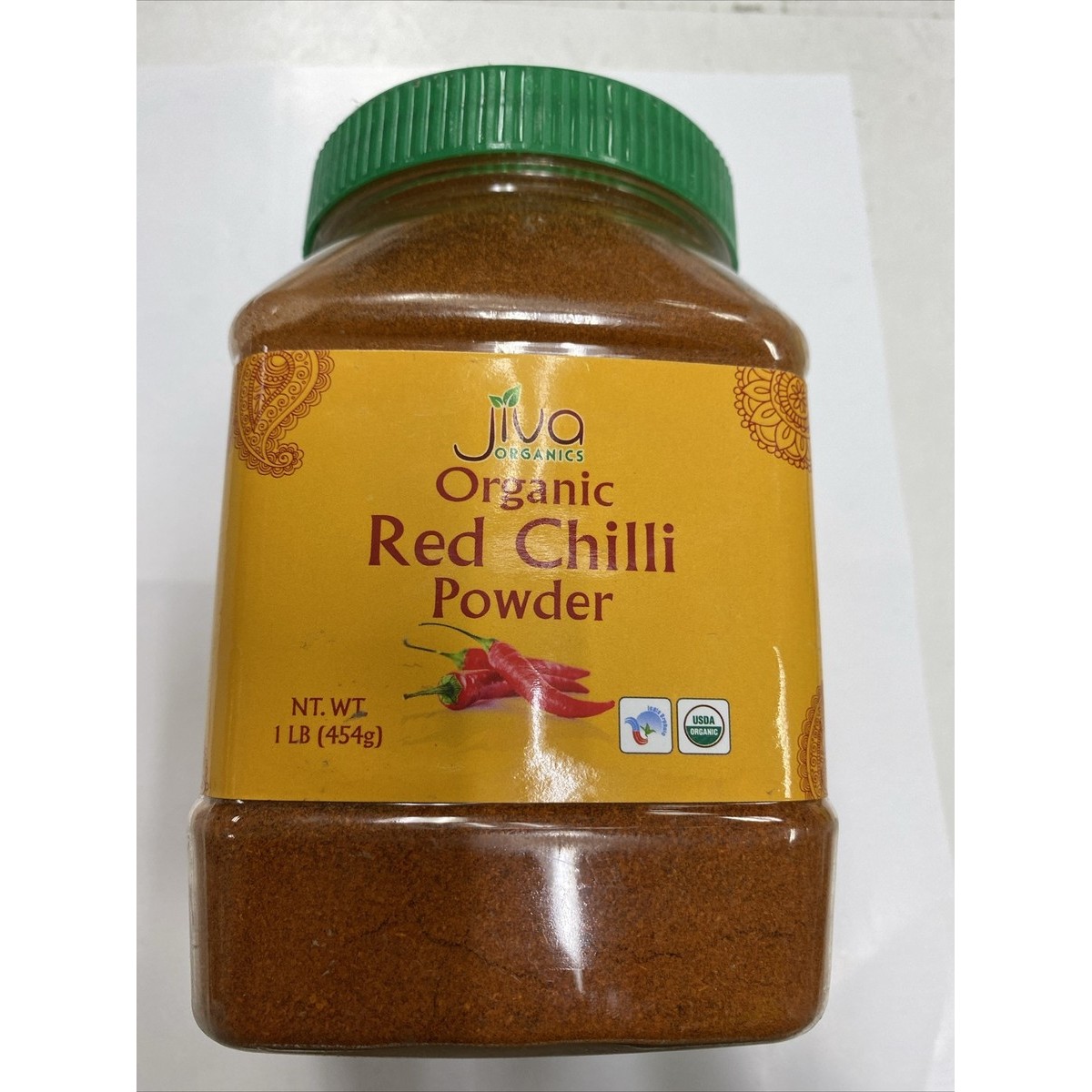 JIVA ORGANIC RED CHILLI POWDER 1 LBS