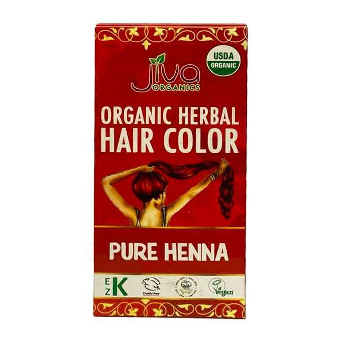 ORGANIC HENNA (PURE HENNA) JIVA 100 GM