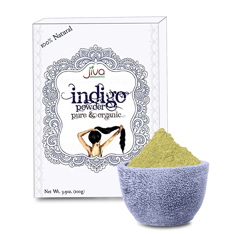 JIVA ORGANIC INDIGO HAIR COLOR POWDER 100 GM