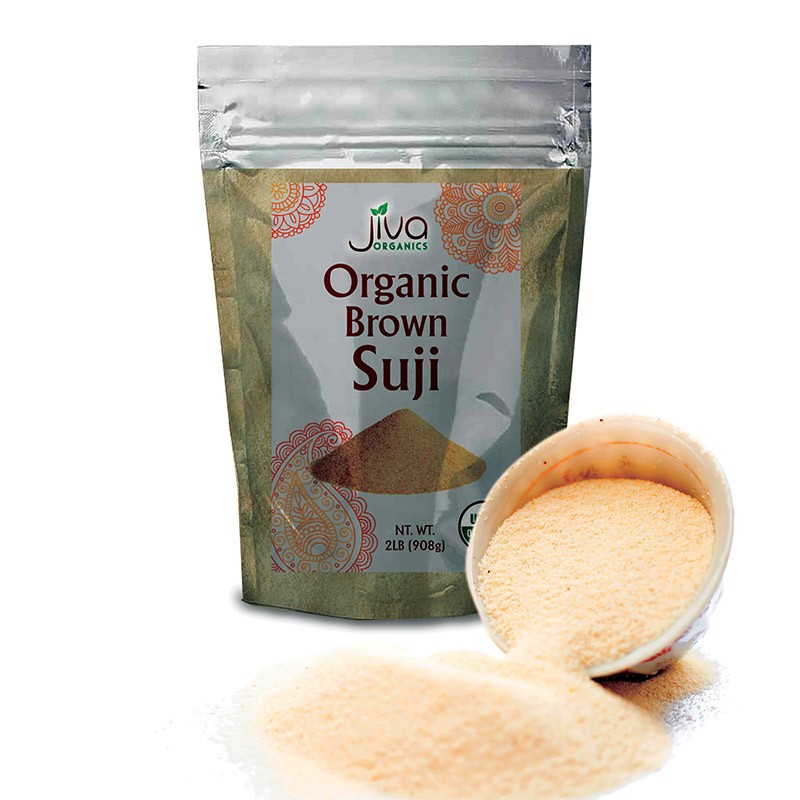 Jiva Organic Brown Suji 2 Lbs