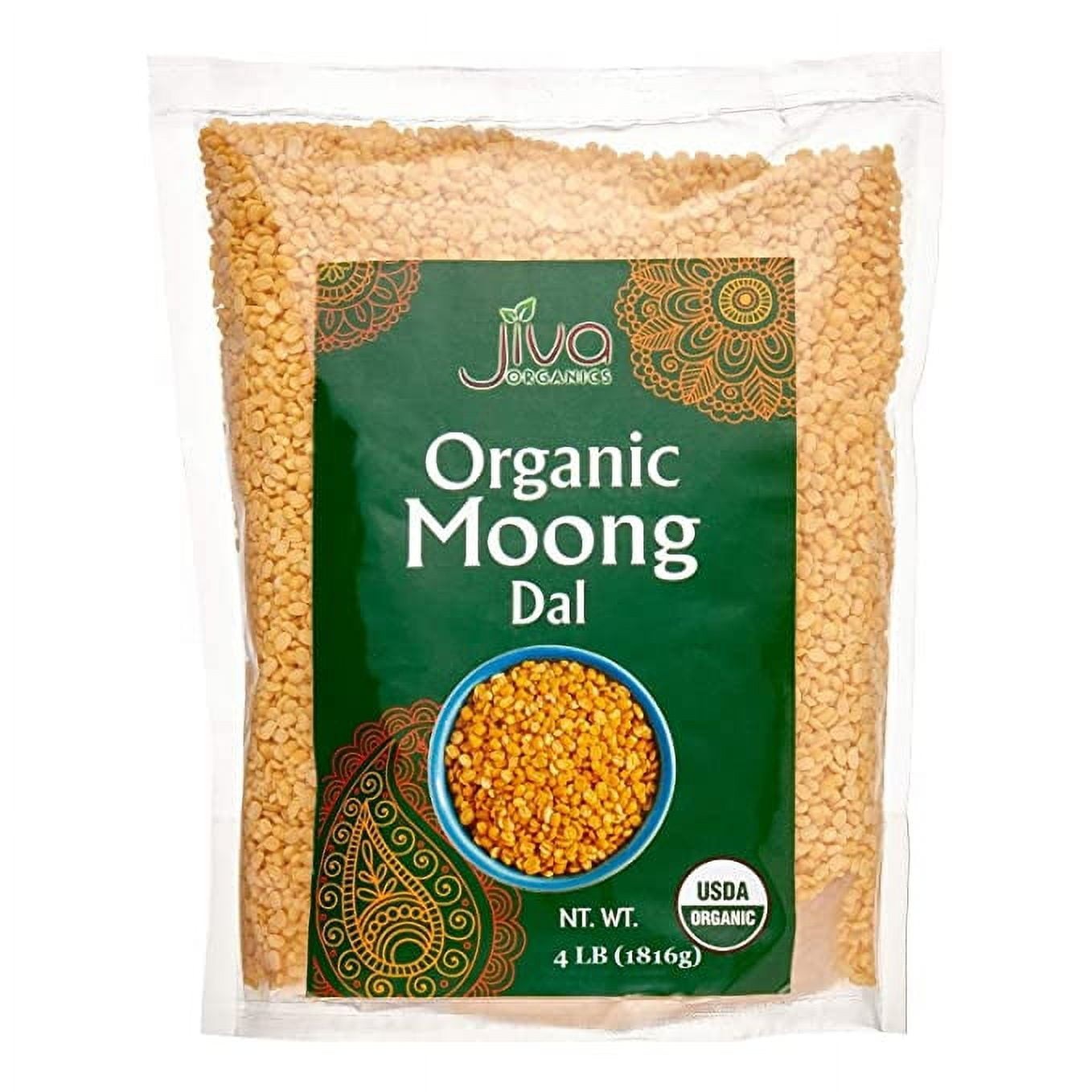 Jiva Organic Moong Dal 4 LBS