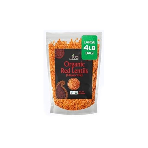 Jiva Org Masoor Dal 4 LBS