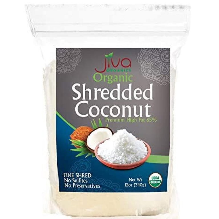 Jiva Organic Shredded Coconut 12 OZ