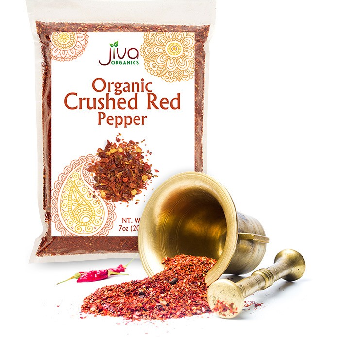 ORGANIC CRUSHED CHILLI JIVA 7 OZ