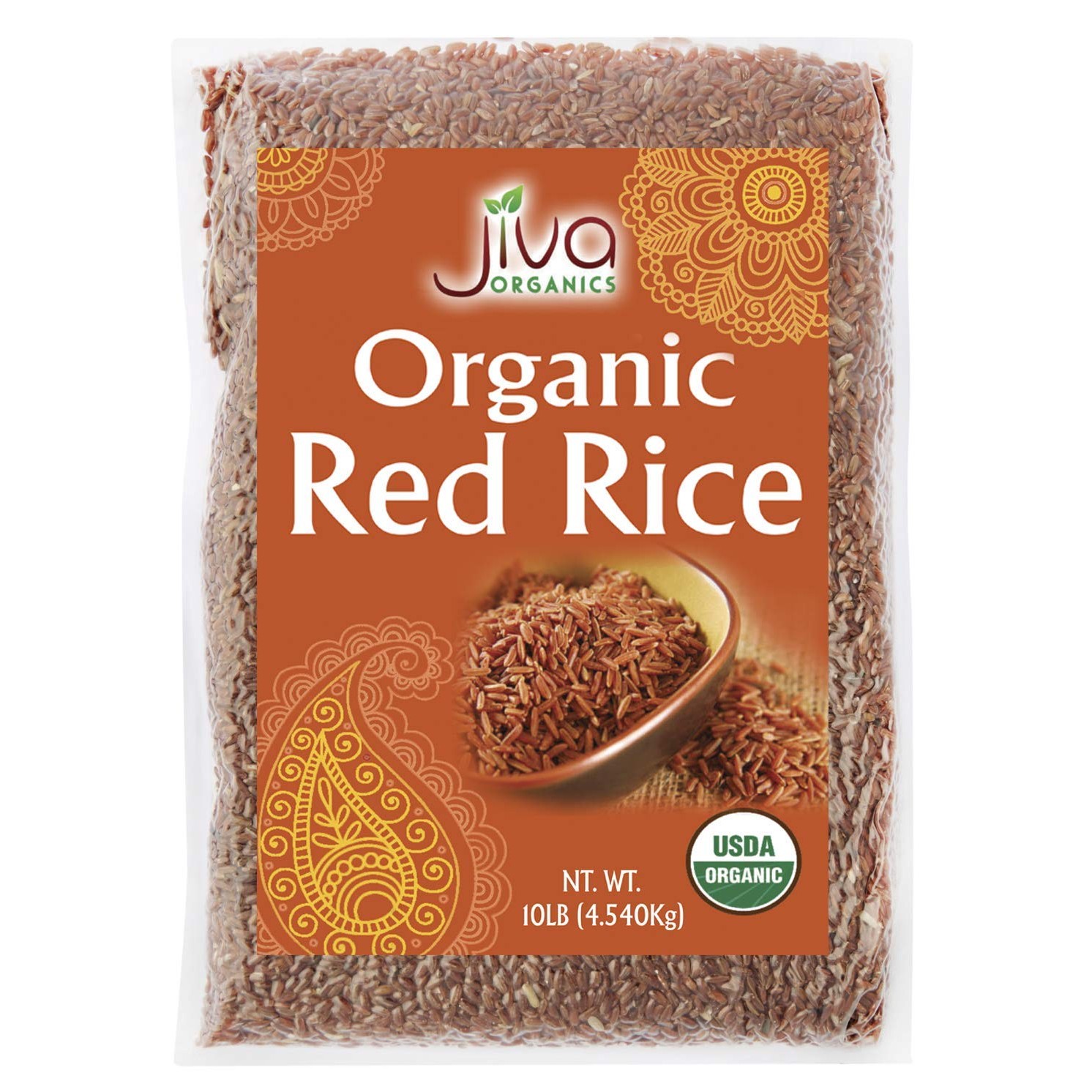 JIVA ORG RED RICE 10 LBS