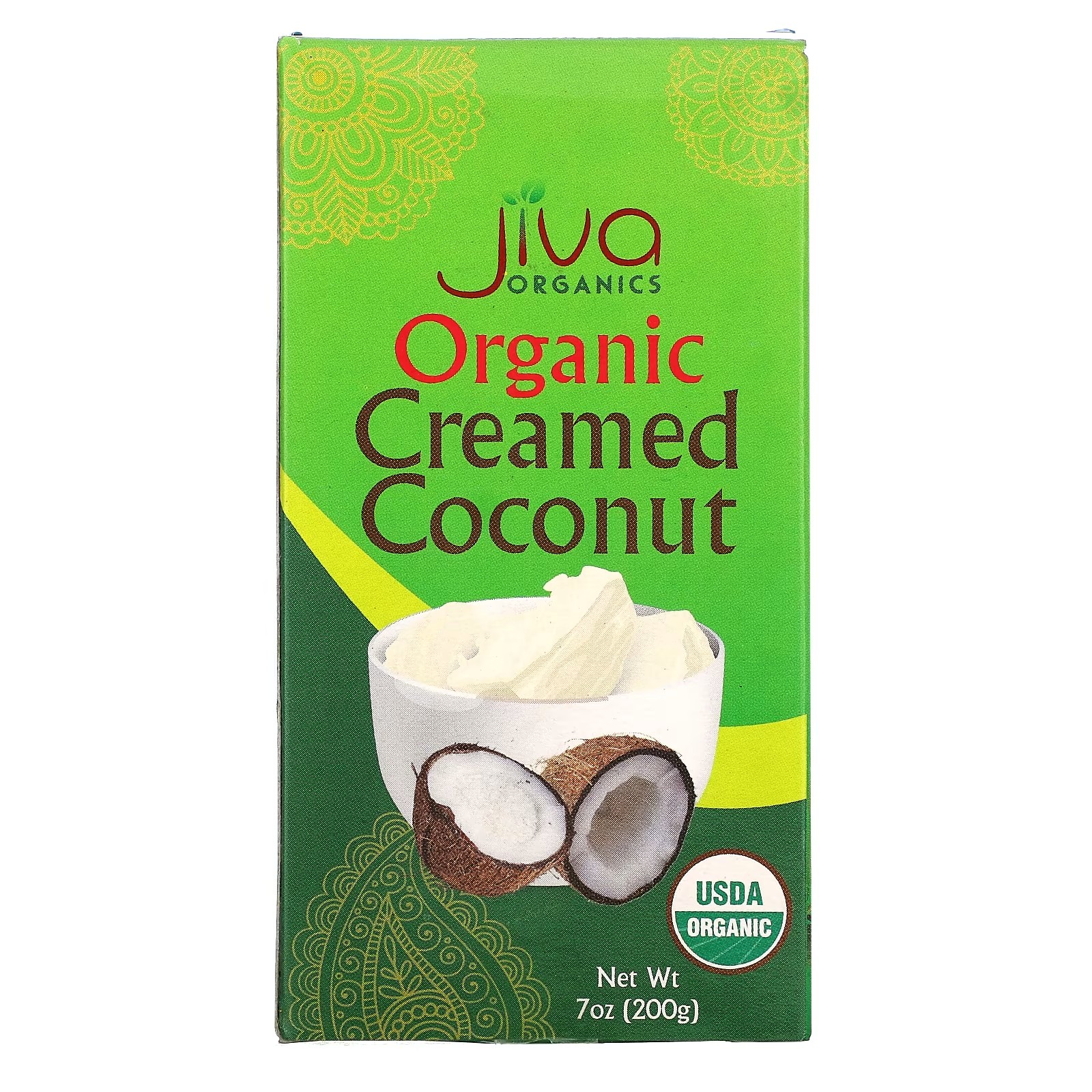 JIVA ORG COCONUT CREAM BX 200 GM