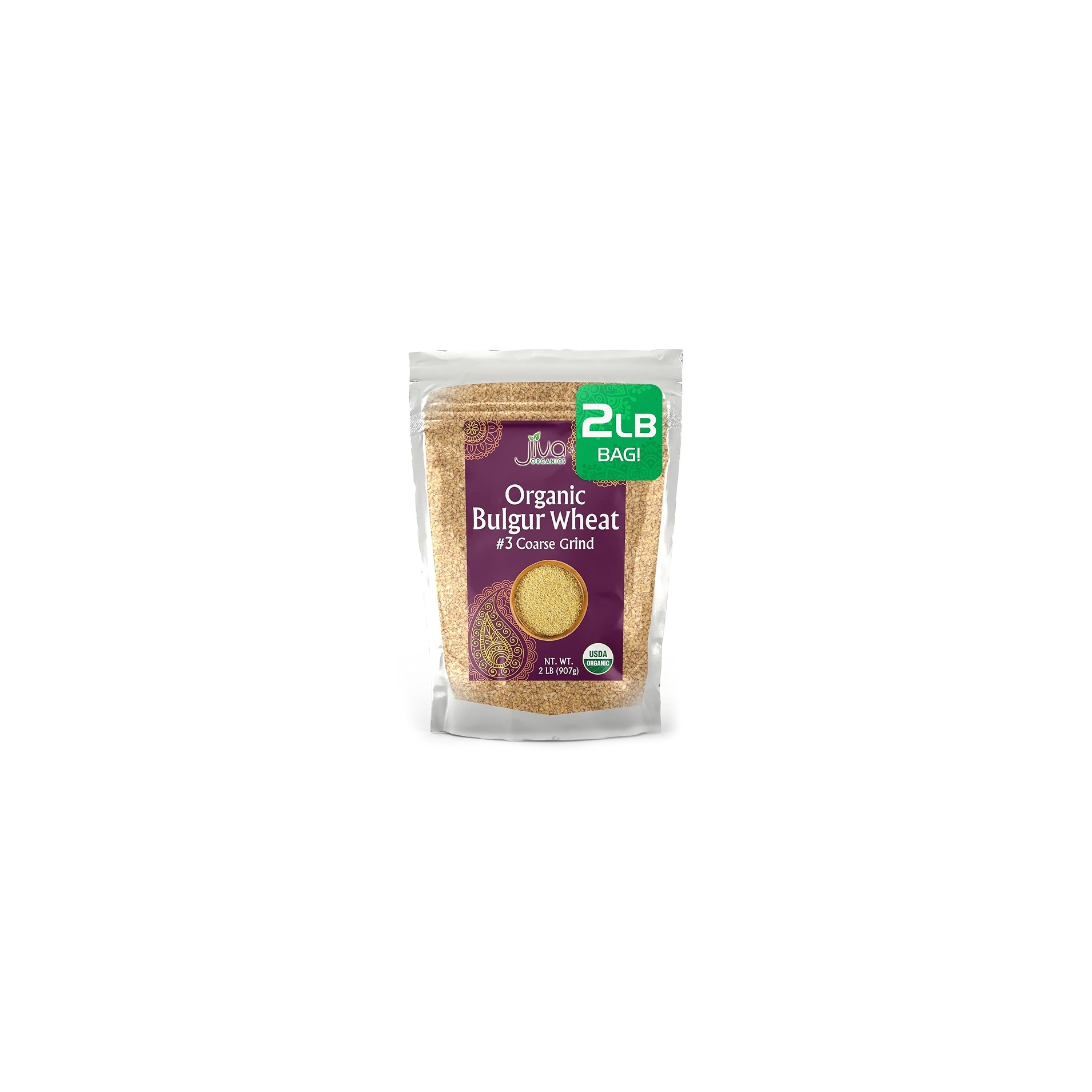 Jiva Org Bulgur Coarse 2 LBS