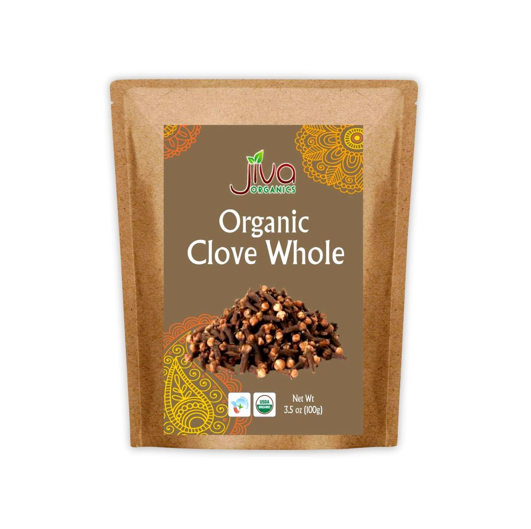 JIVA ORGANIC WHOLE CLOVES 3.5 OZ