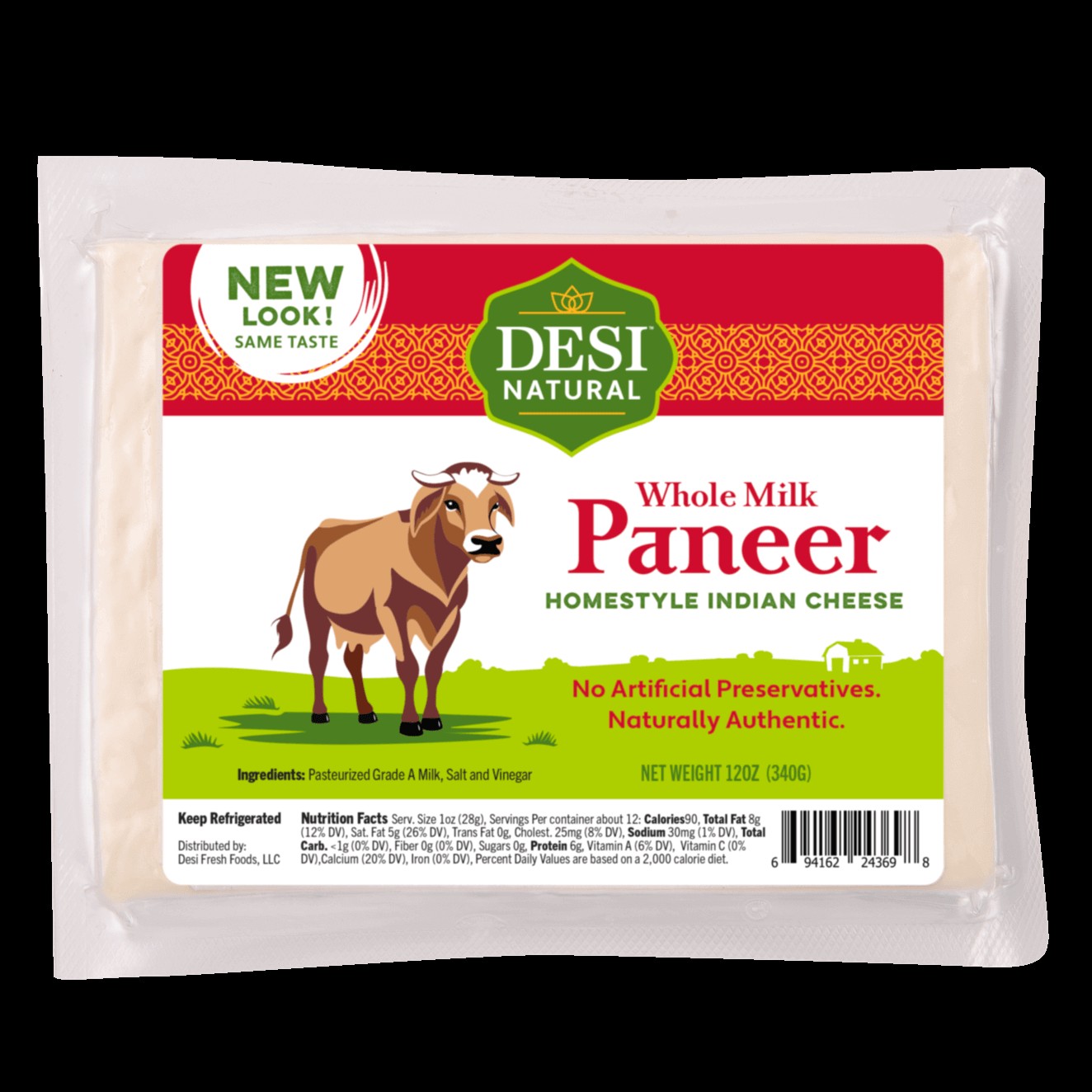 Desi Natural Low Fat Cheese