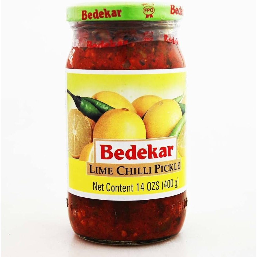 LIME CHILLI PICKLE BEDEKAR 14 OZ