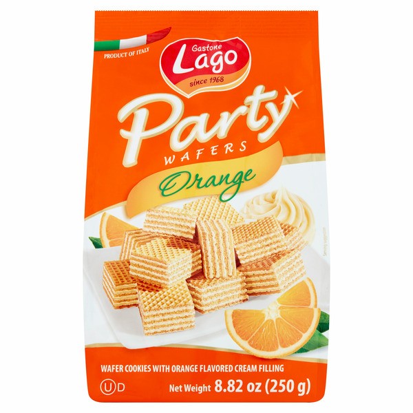 Lago Orange Wafers 250 GM