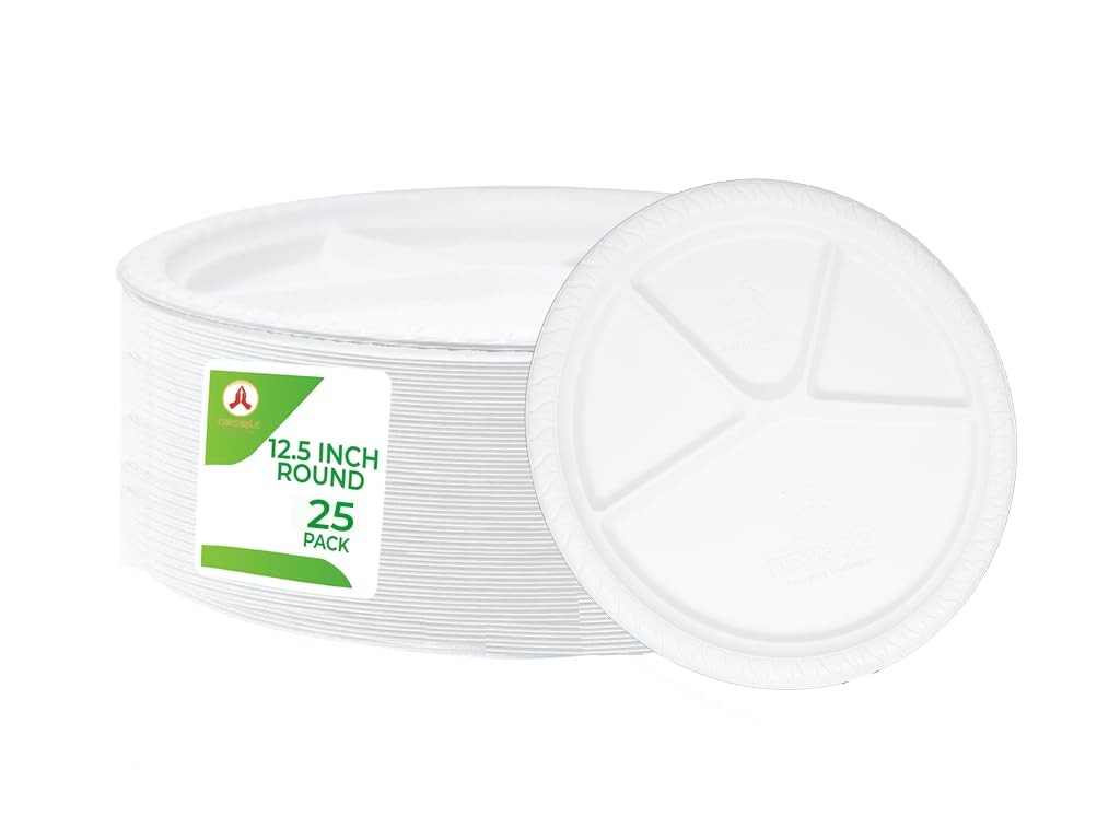 Namaste Biodegradable Plates 25 PCS