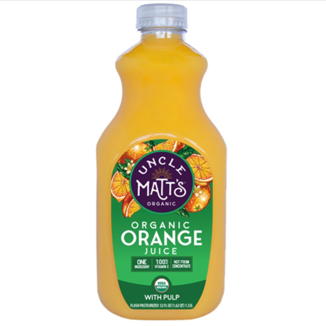 UNCLE MATT'S ORGANIC ORANGE JUICE 52 OZ