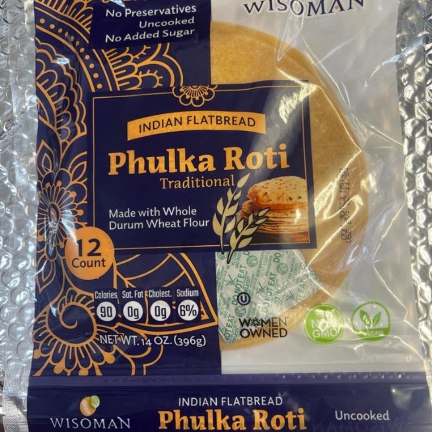 Phulka Roti  12 PCS