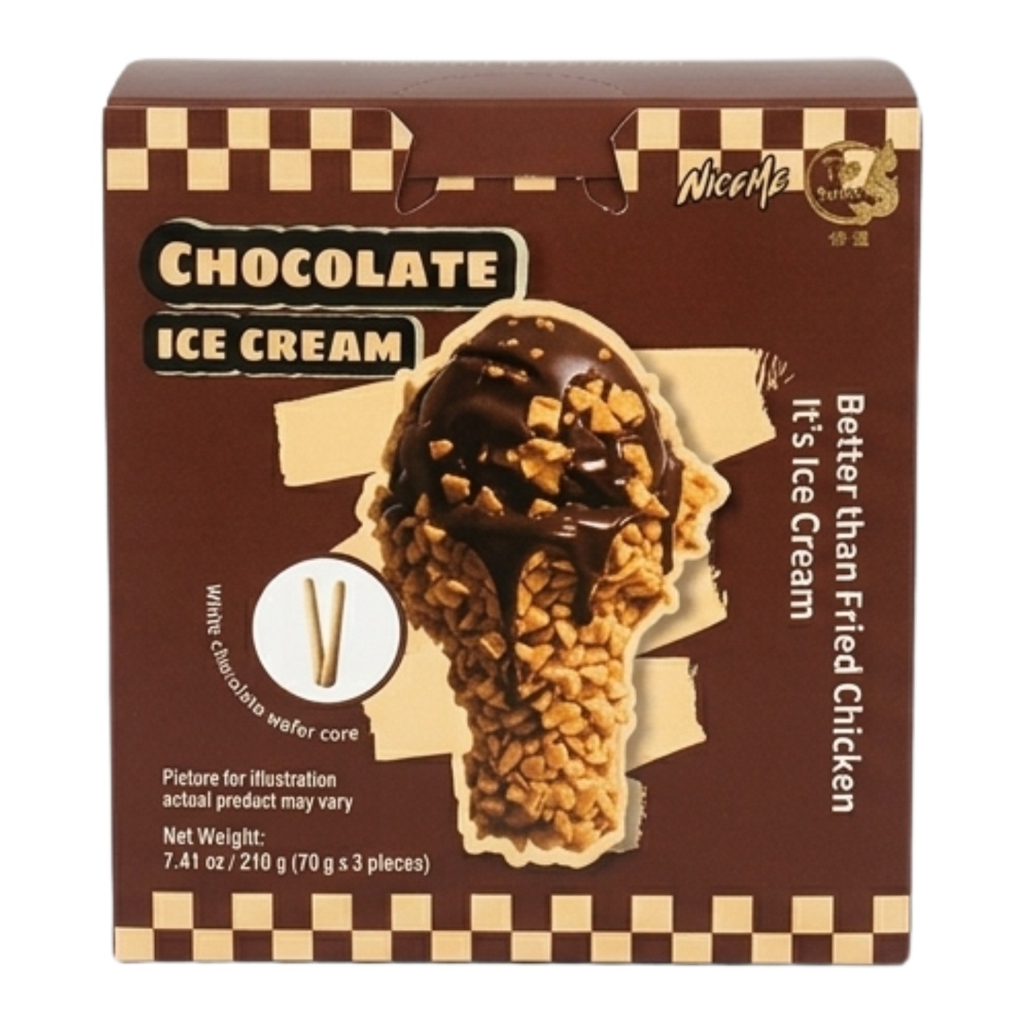 NICEME FRIED CLUCKIN ICE CREAM 7.41 OZ