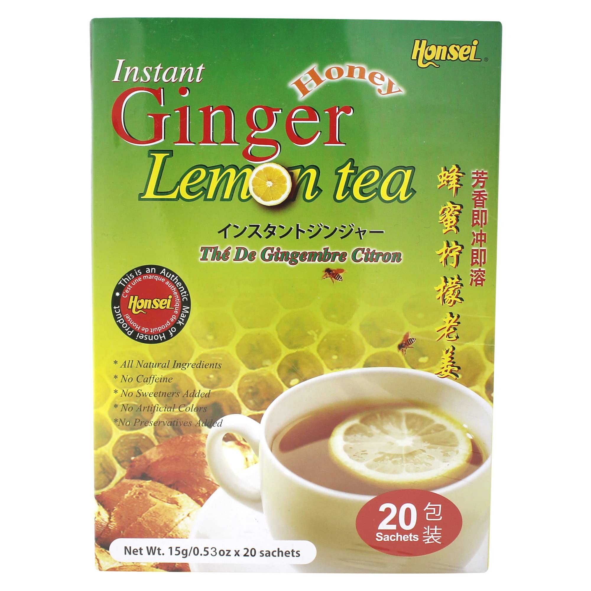 Honsei Instant Honey Lemon Ginger Tea  300 GM