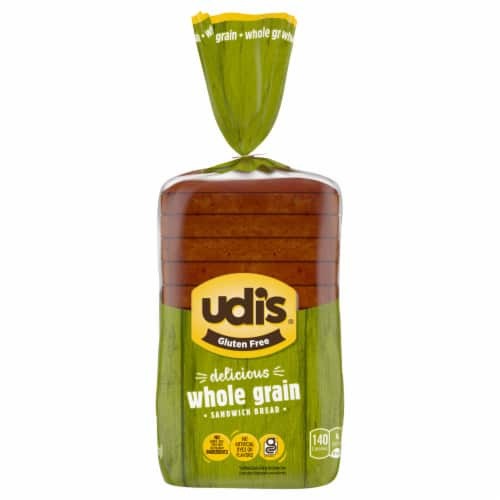 UDIS GLUTEN FREE WHOLE GRAIN BREAD 12 OZ