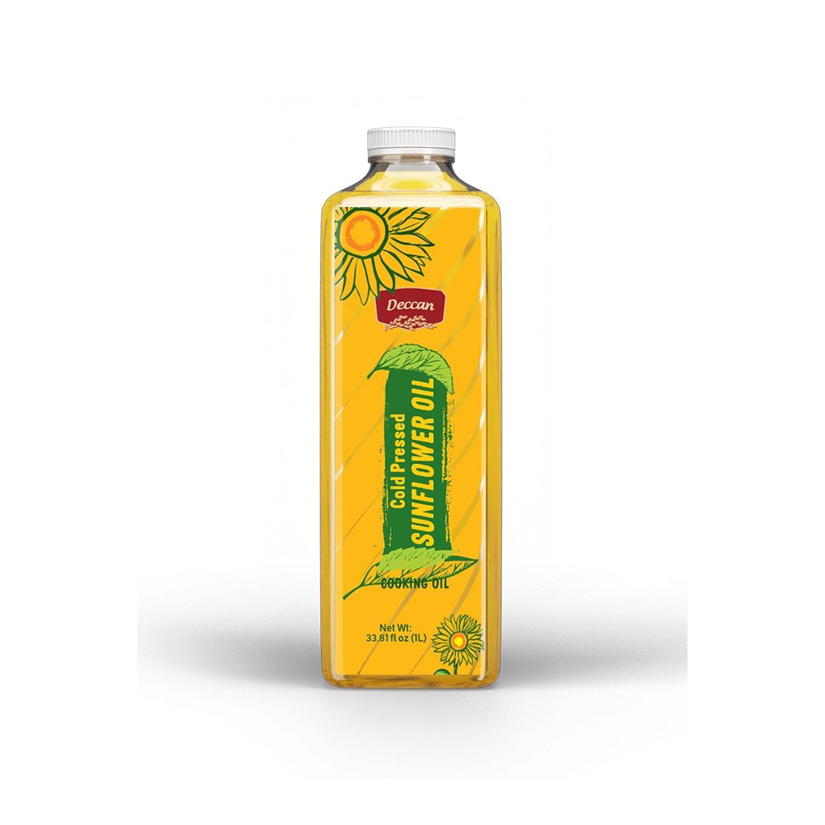 Deccan Cold Pressed Sunflower Oil 1 LTR