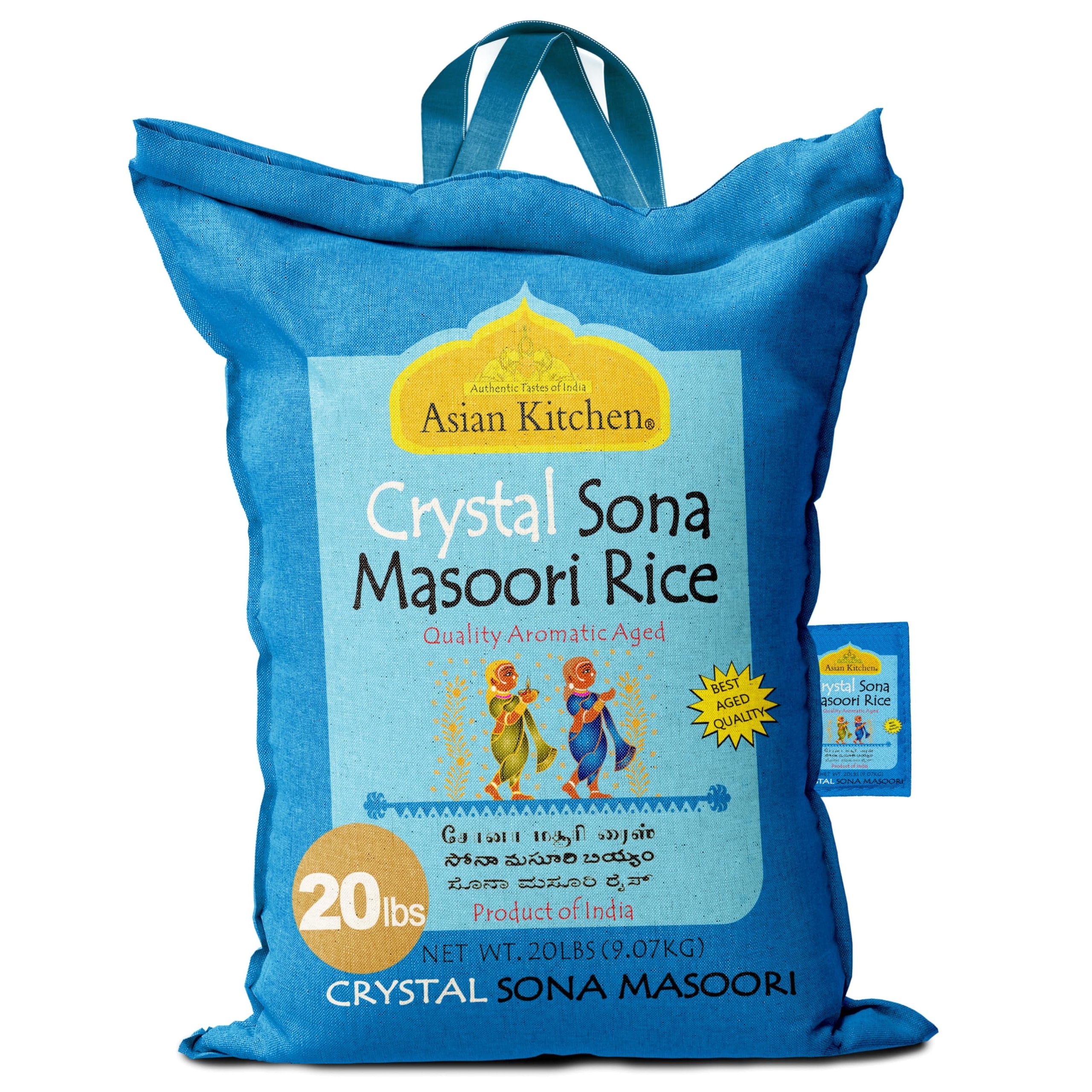 Asian Crystal Sona Masoori 20 LBS