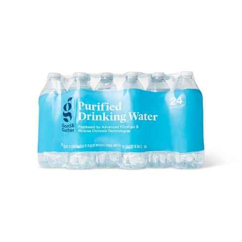 PURIFIED DRINKING WATER CASE OAK FARM 24 COUNT