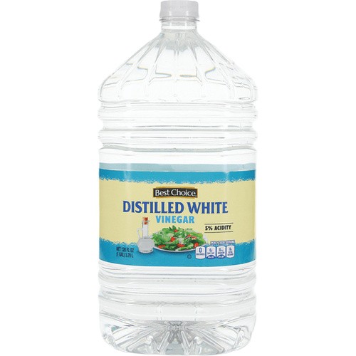 BEST CHOICE WHITE DISTILLED VINEGAR      128 OZ