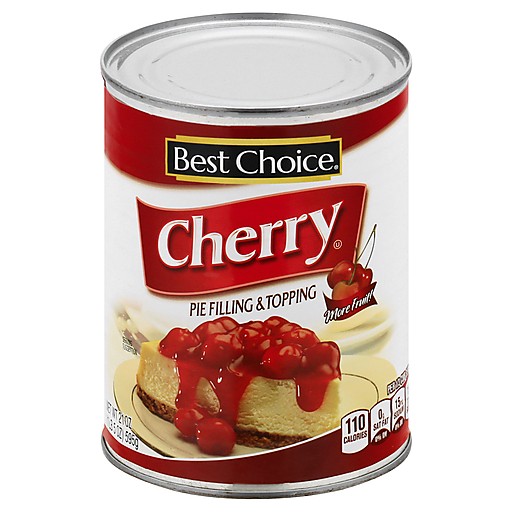 BEST CHOICE CHERRY PIE FILLING           21 OZ