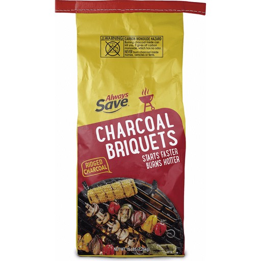 ALWAYS SAVE CHARCOAL BRIQUETS            1 LBS