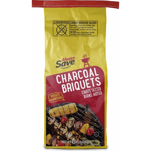 ALWAYS SAVE CHARCOAL BRIQOUTS            1 LBS