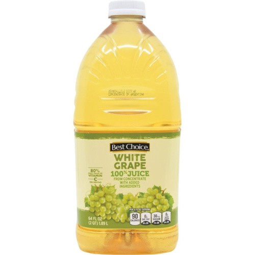 BEST CHOICE WHITE GRAPE JUICE 100 64 OZ