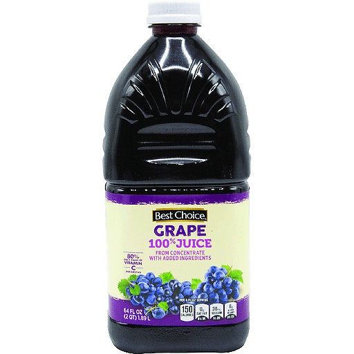 BEST CHOICE 100  GRAPE JUICE             1 OZ