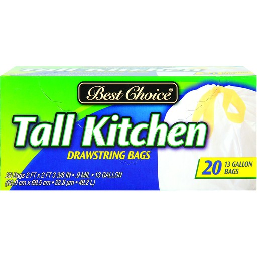 TALL KITCHEN BAGS                        22 COUNT