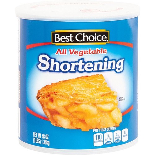 BEST CHOICE VEGETABLE SHORTENING 48 OZ