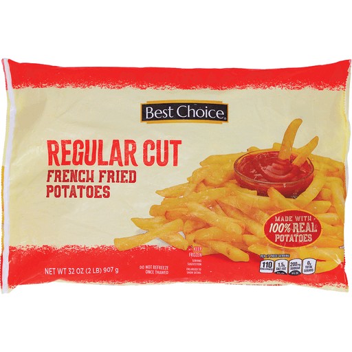 BEST CHOICE REGULAR CUT FRENCH FRIES     32 OZ