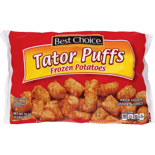 BEST CHOICE TATER PUFFS                  32 OZ