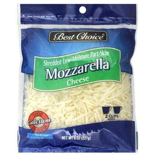 BEST CHOICE SHREDDED MOZZARELLA CHE      8 OZ