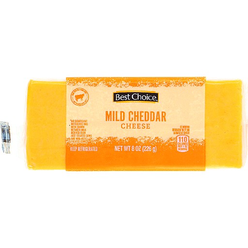 BEST CHOICE MILD CHEDDAR CHUNK           8 OZ