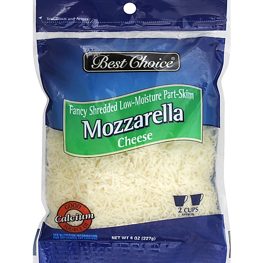 BEST CHOICE MOZZARELLA CHEESE SHRED      8 OZ